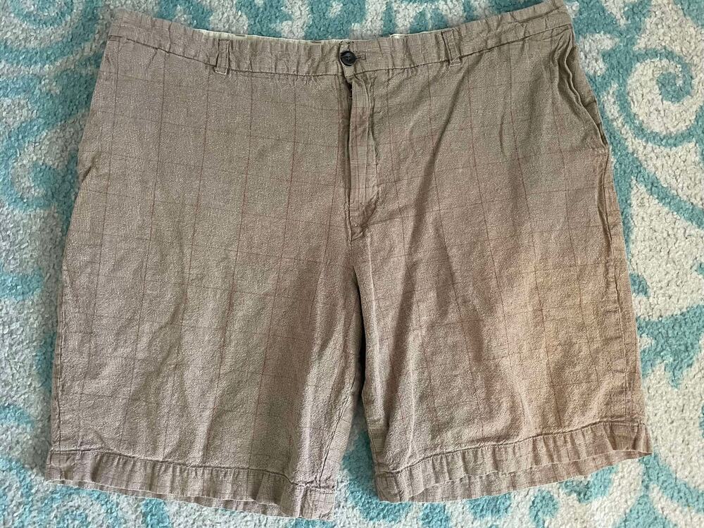 Saltwater Chinos Khaki Plaid Men's 44